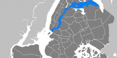 Kart over Manhattan vektor