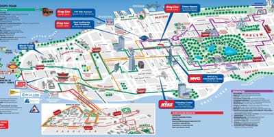 Manhattan walking tour kart